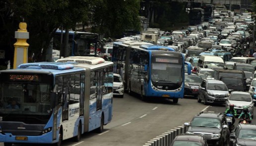 Demo di Jakarta, 25 Bus Transjakarta Sempat Terganggu Operasionalnya