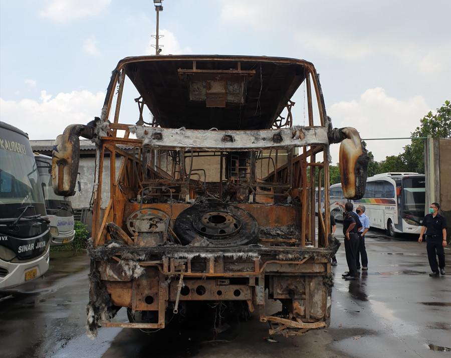 Bus Sinar Jaya Terbakar di Tol Jagorawi, Ini Hasil Investigasi KNKT