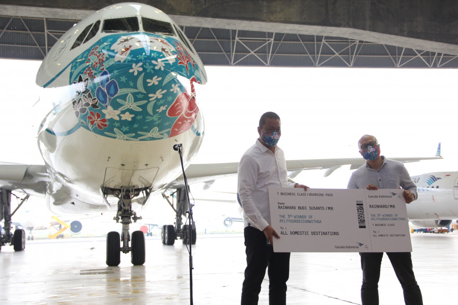 Garuda Indonesia Luncurkan Livery Terbaru Sekar Jagat Nusantara