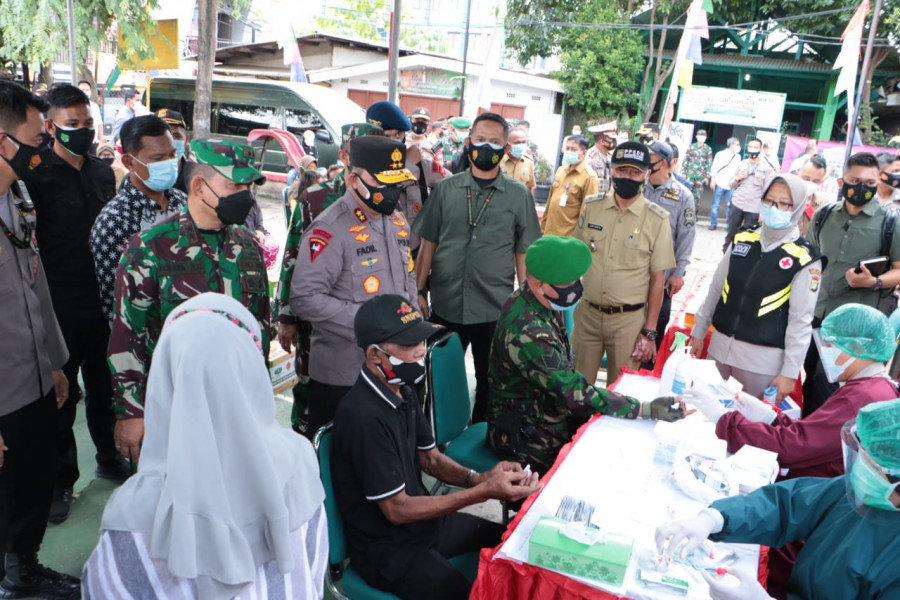Kapolda Metro dan Pangdam Jaya Kunjungi Kampung Tangguh Jaya Ciledug