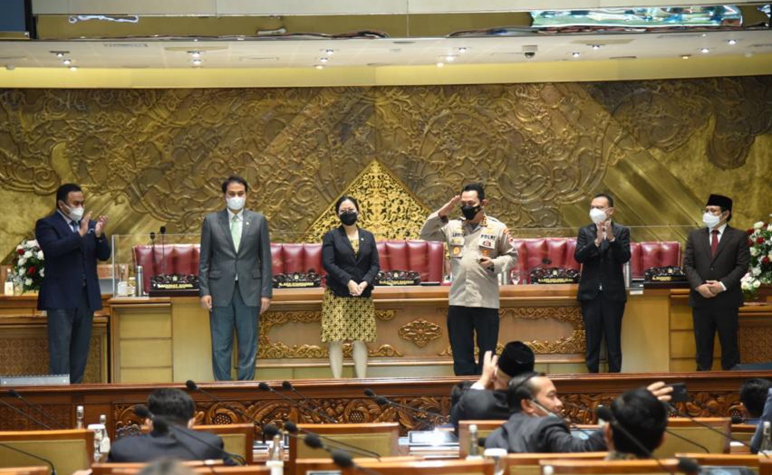 Sidang Paripurna DPR Setujui Komjen Listyo Sigit Prabowo Menjadi Kapolri
