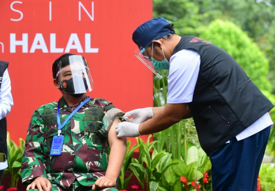 Panglima TNI: Kehadiran Vaksin Memberi Harapan Baru dan Pandemi Dapat Dikendalikan