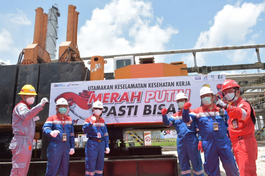 Pemancangan Perdana RDMP RU VI Balongan Phase 1 Dimulai