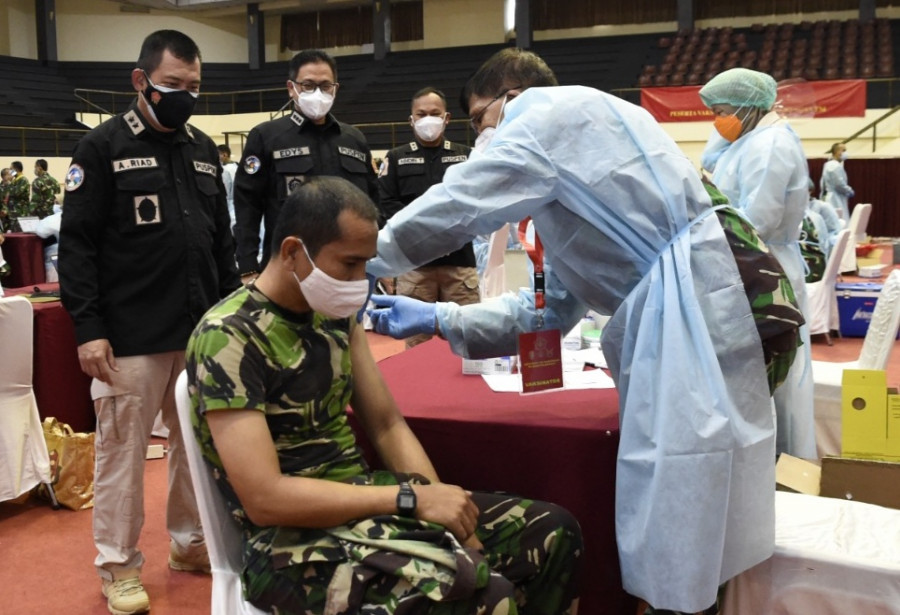 Mabes TNI Gelar Vaksinasi Covid-19 Untuk Anggota dan Keluarganya