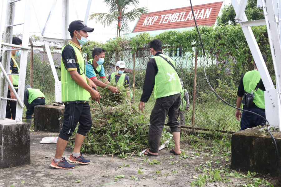 Kemenhub Rekrut Ratusan Warga Dumai Riau Dalam Proyek Padat Karya