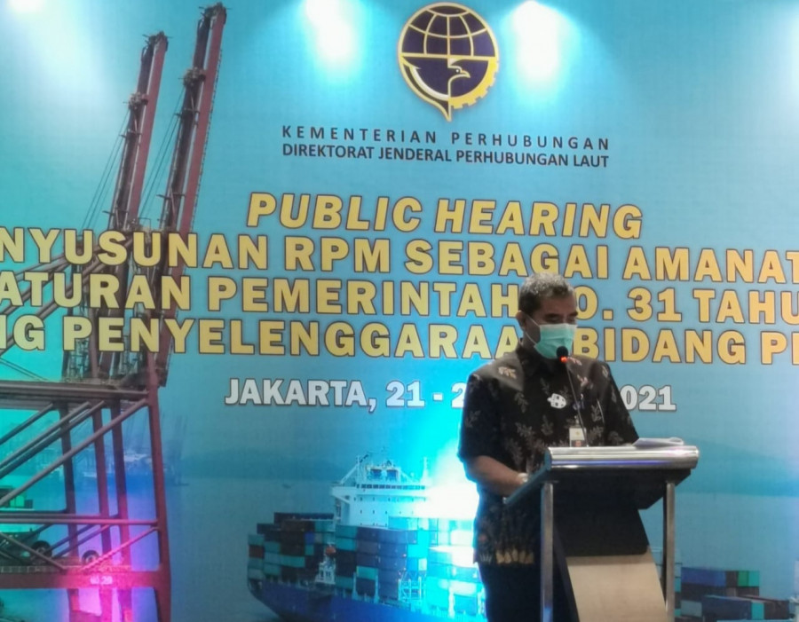Ditjen Hubla Gelar Public Hearing Tetang UU Omnibus Law Dengan Masyarakat Maritim