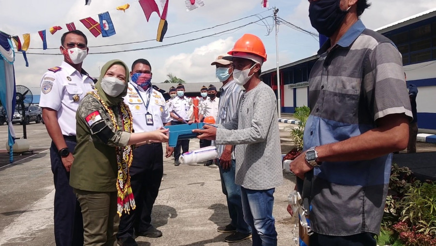 Ditjen Hubla Kemenhub Gelar Program Padat Karya Serentak di Kalimantan Timur
