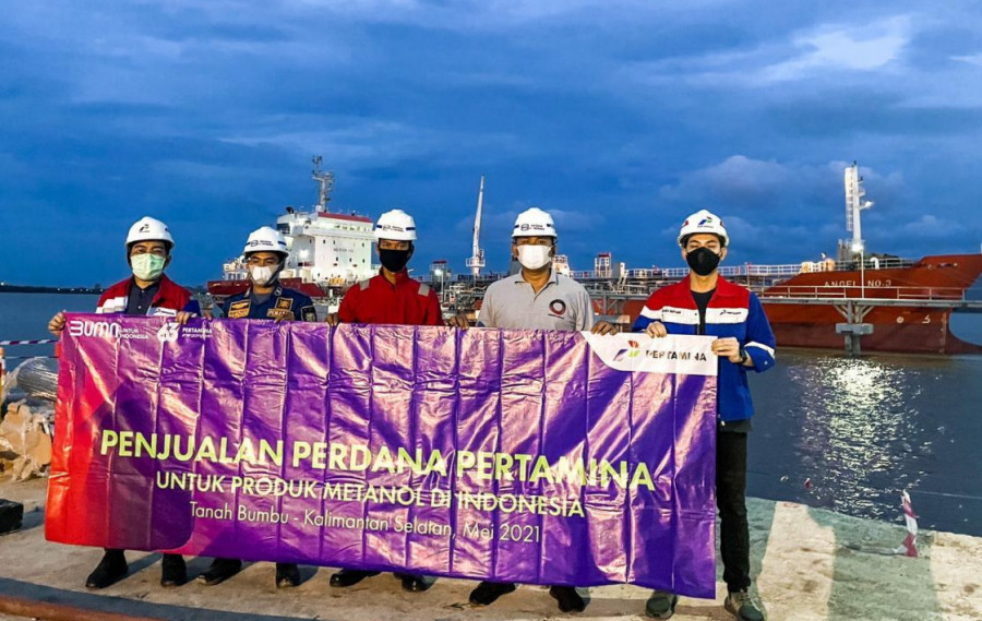 Pertamina Jual Perdana Metanol ke Pasar Domestik