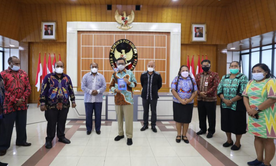 Menko Mahfud MD Dan MRP Bahas Soal Papua dan Otsus di Jakarta