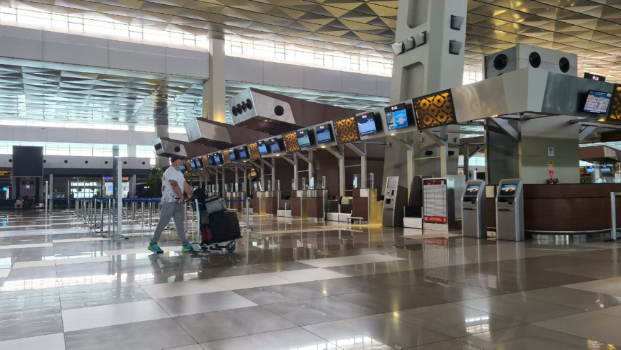 Mobilitas Berkurang Selama PPKM Darurat di Bandara AP II