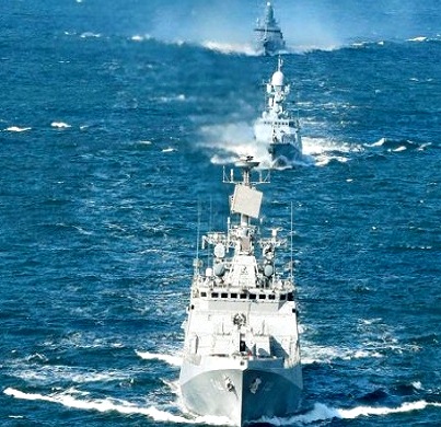 India Kirim Empat Kapal Perang ke Laut China Selatan