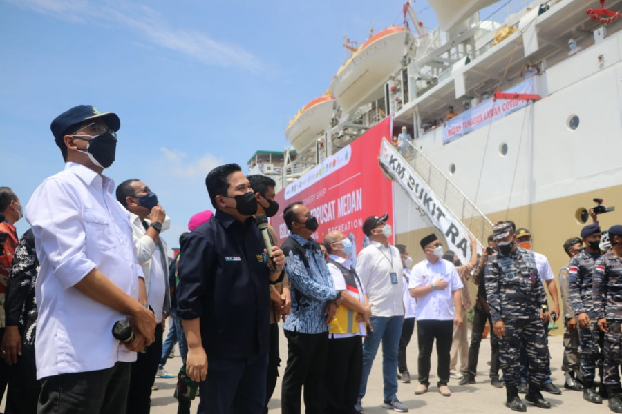 Dukung Pelaksanaan Isoter di KM Bukit Raya di Belawan Medan, Ini Yang Dilakukan Pelindo 1