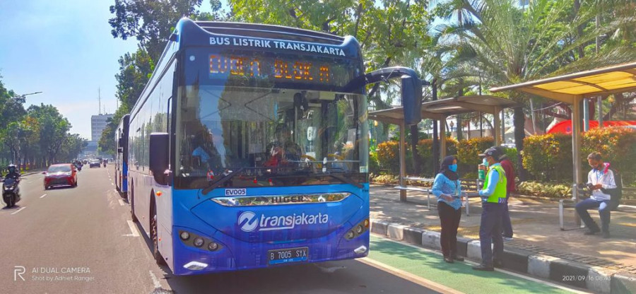 Ini Bus Listrik Listrik Higer Yang Tengah Uji Coba Komersial di TransJakarta