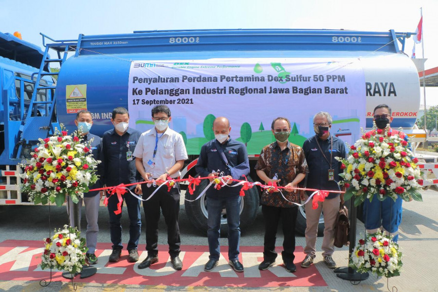 Pertamina Salurkan Produk Dex 50 PPM Perdana ke ATPM
