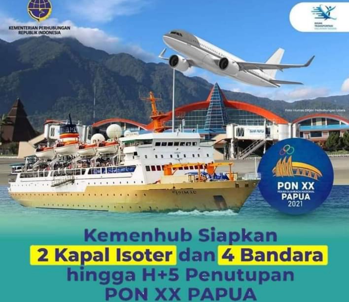 Kemenhub Aktif Dukung Kelancaran PON XX Papua, Ini Yang Dilakukan