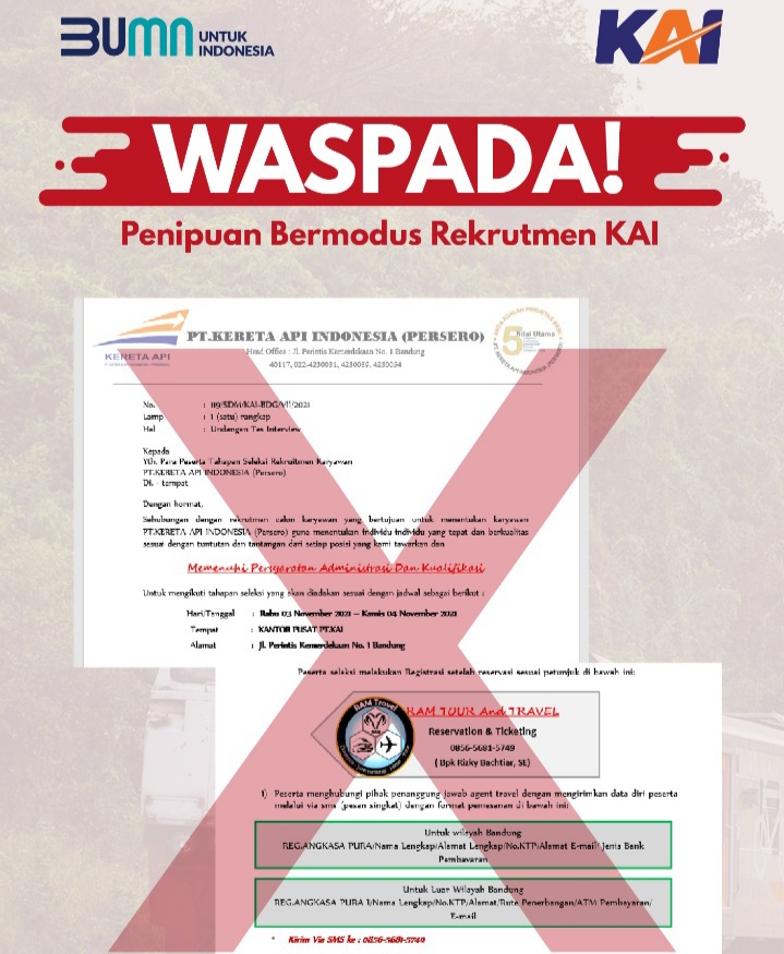 Awas Penipuan, Cek Nama HRD ini Saat Kalian Menerima Panggilan Interview Kerja BUMN, Jangan Sampai Boncos!