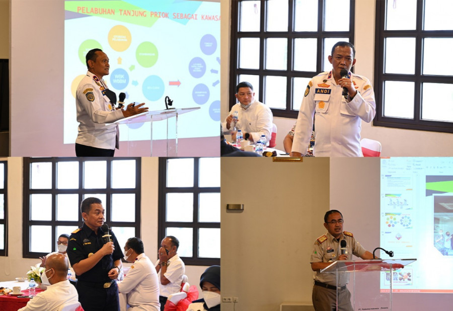Kepala OP Tanjung Priok Capt.Wisnu Handoko Sampaikan Potensi Pencegahan Korupsi Di Sektor Kepelabuhanan