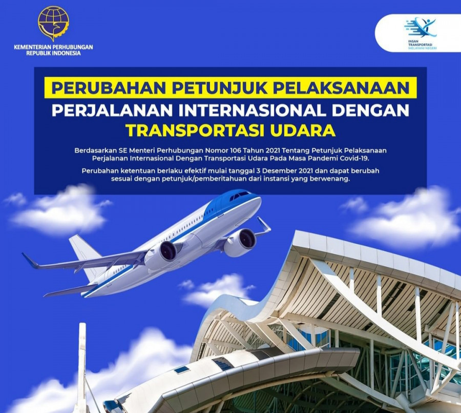 Cegah Varian Omicron, Kemenhub Perketat Pintu Masuk International