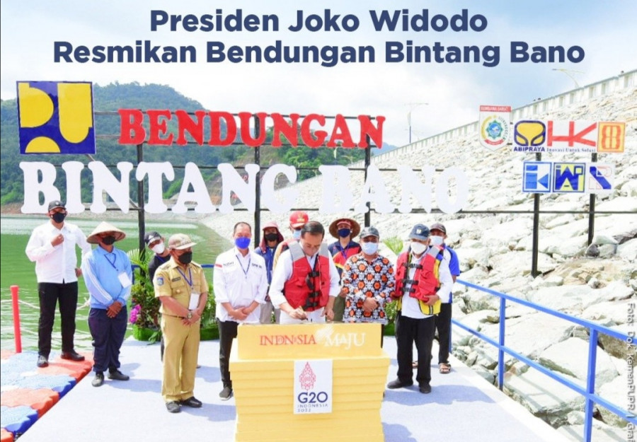 Presiden Jokowi Resmikan Bendungan Bintang Bano di Sumbawa NTB Senilai Rp1,44 Triliun