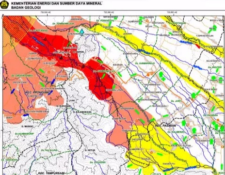 Kementerian ESDM Perbaharui Peta Kawasan Rawan Bencana (KRB) Gunung Semeru Lumajang