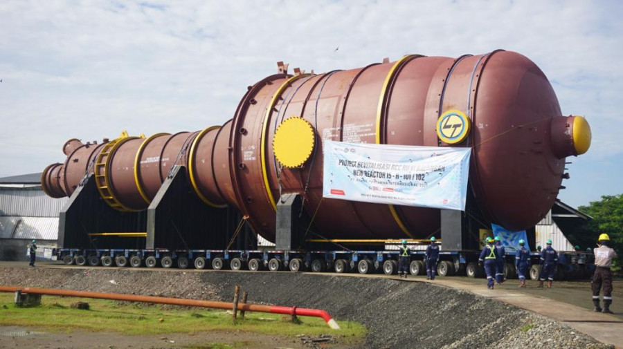 Pertamina Datangkan Reaktor Untuk Percepat Revitalisasi Kilang Balongan Indramayu