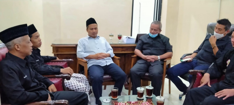 Jelang Kejurda di Kudus, Delegasi Pagar Nusa Kota Salatiga Silaturahmi ke FKB DPRD
