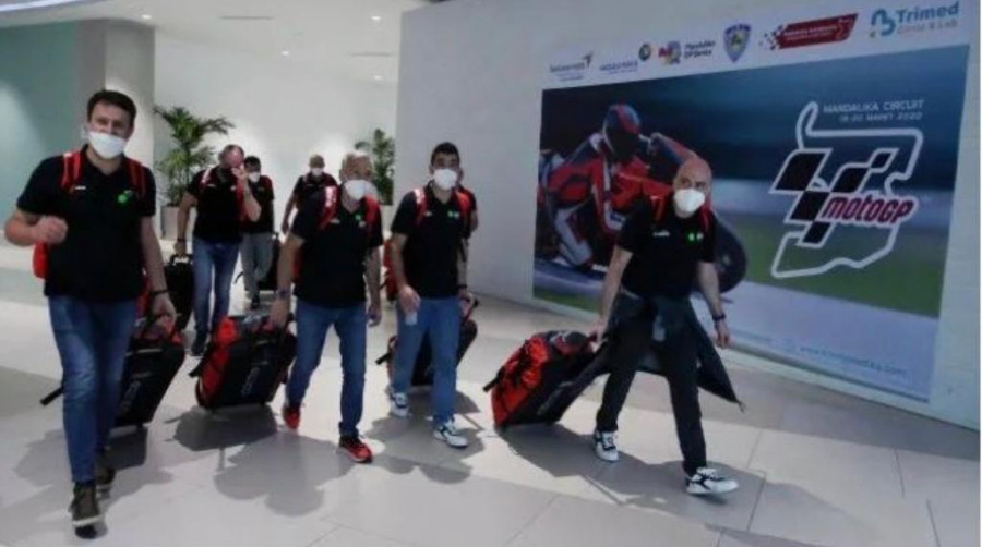 Peserta MotoGP Bertolak ke Lomboks Usai Bertemu Presiden