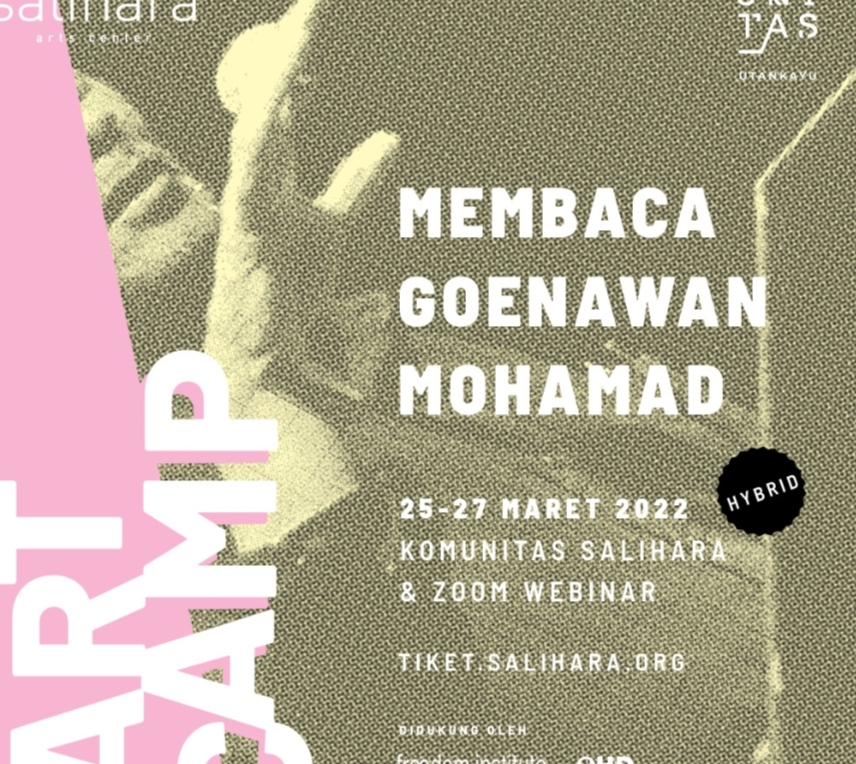 Art Camp Menggali Pemikiran Intelektual Goenawan Muhamad