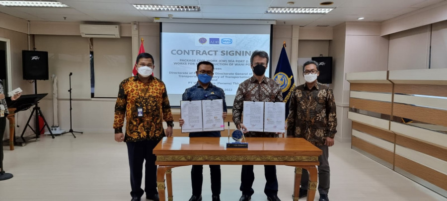 Pasca Bencana, Rehabilitasi Pelabuhan Wani, Palu Dimulai