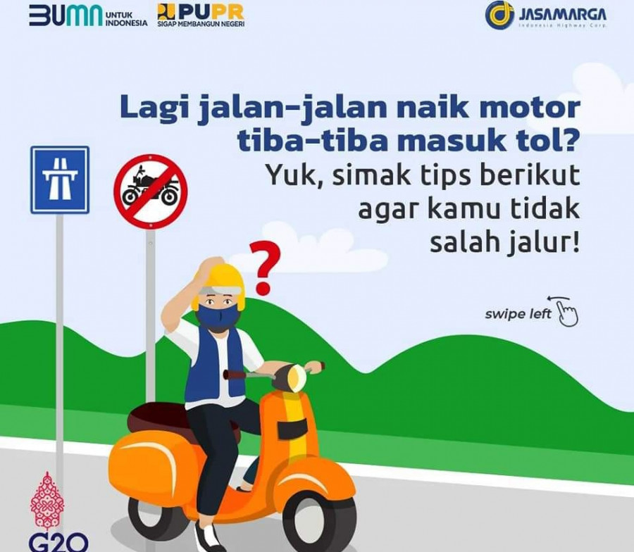 Sepeda Motor Dilarang Masuk Jalan Tol, Ini Resikonya