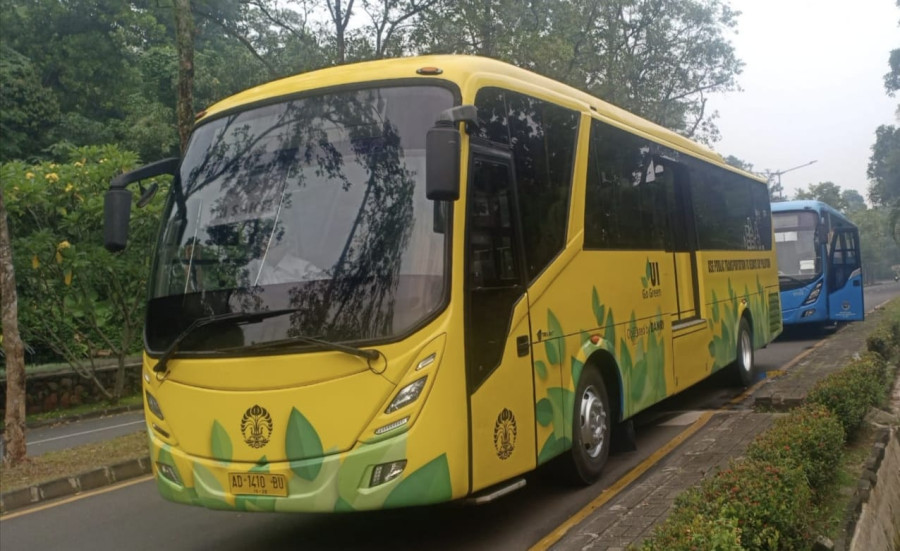 DAMRI Operasikan Bus Kuning di Kawasan UI Depok