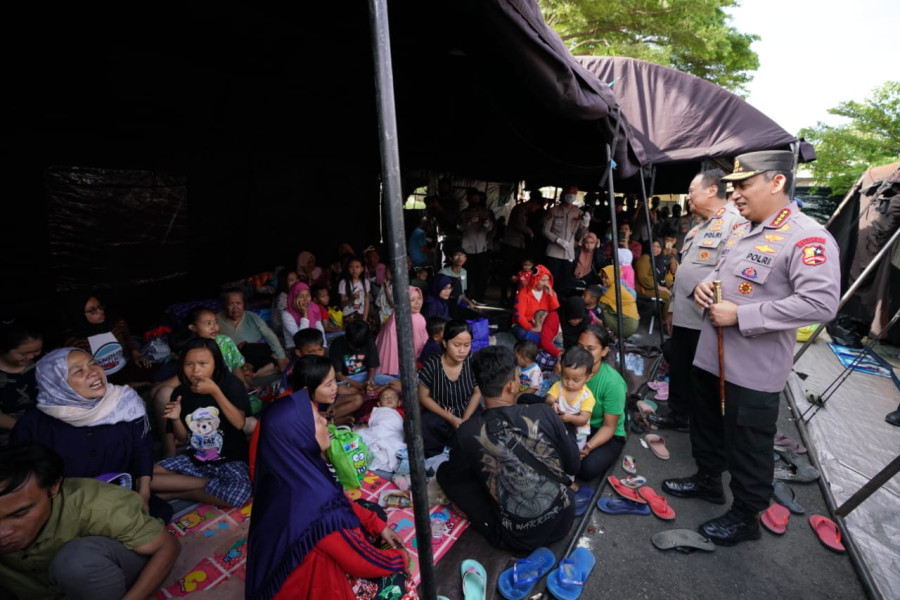 Kapolri Serap Aspirasi Masyarakat Korban Gempa Bumi Cianjur