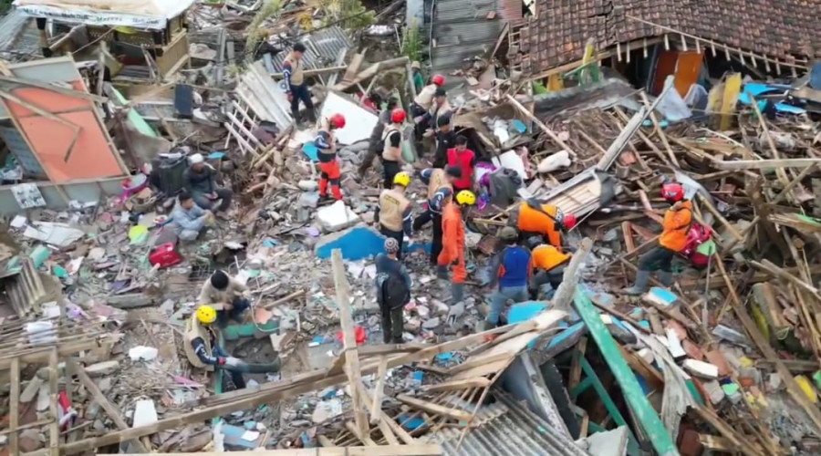 AP II Bersama BUMN Lainnya Bantu Penanggulangan Bencana Gempa Cianjur