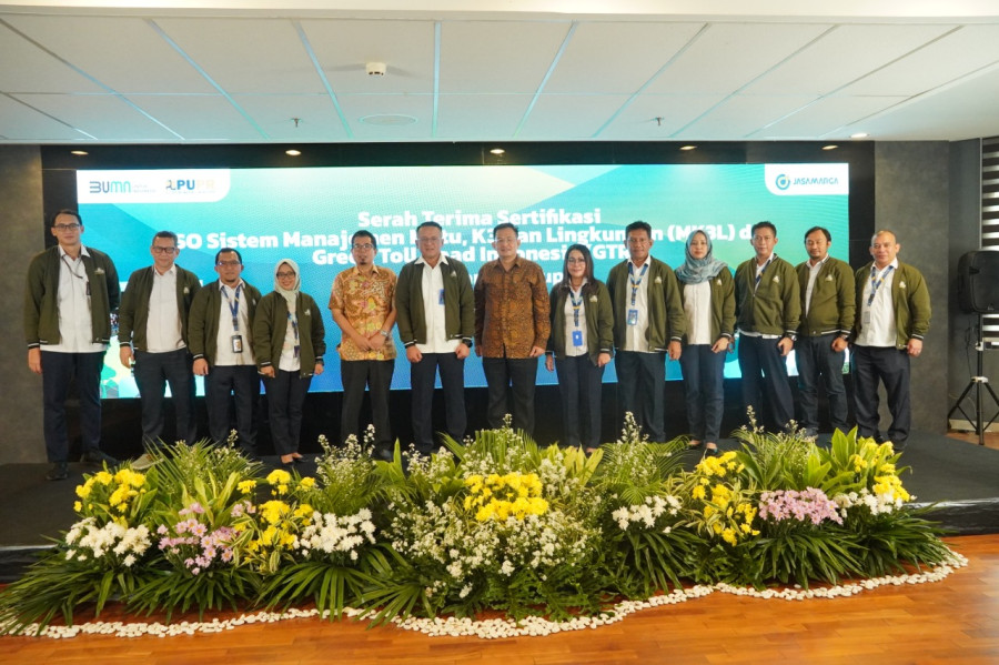 Jasa Marga Raih Sertifikat ISO Sistem Manajemen MK3L dan Sertifikat Green Toll Road Indonesia