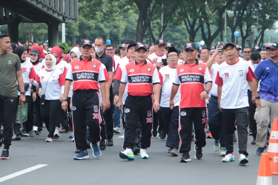 Galang Persaudaraan, Polda Metro Jaya Gelar Olahraga Bersama