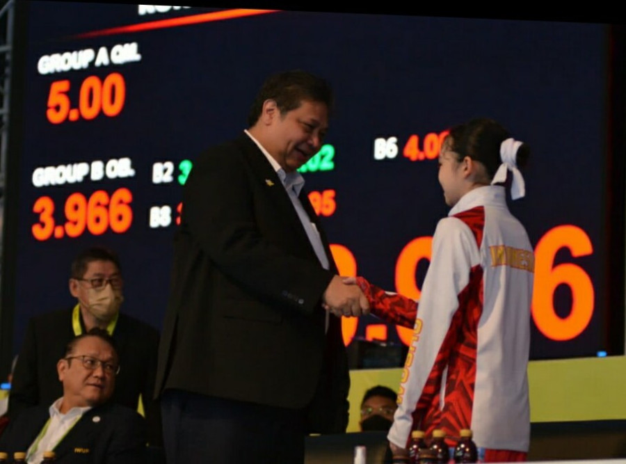 Indonesia Peringkat Tiga Kejuaraan Dunia Wushu Junior 2022