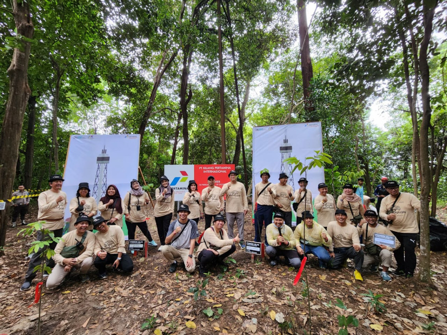 Pertamina Gelar Lintas Alam dan Tanam Pohon