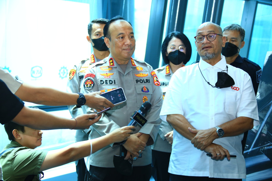 Police Art Festival 2022 Pamerkan Lukisan Karya Difabel di Terminal 3 Soetta