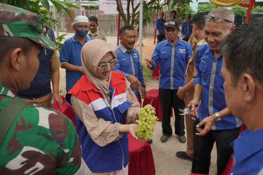 Pertamina & LKM Semarak Bina Mandiri Bangun Green House Anggur