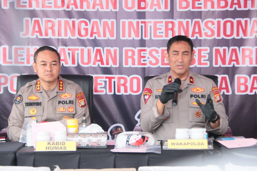 Waw ...37 Juta Butir Obat Terlarang Senilai Rp 500 Miliar Dibongkar Polres Jakbar