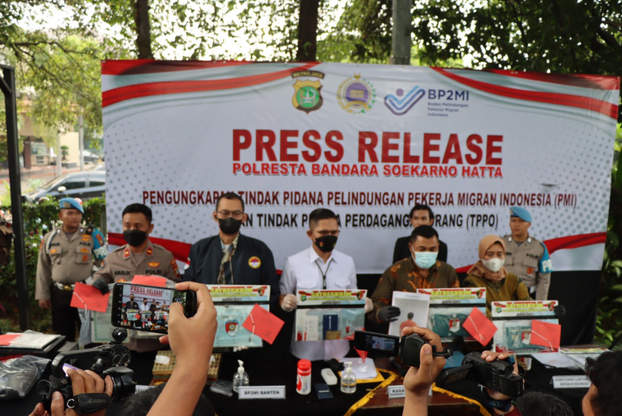 Polresta Bandara Soetta Tangkap Satu Tersangka TPPO