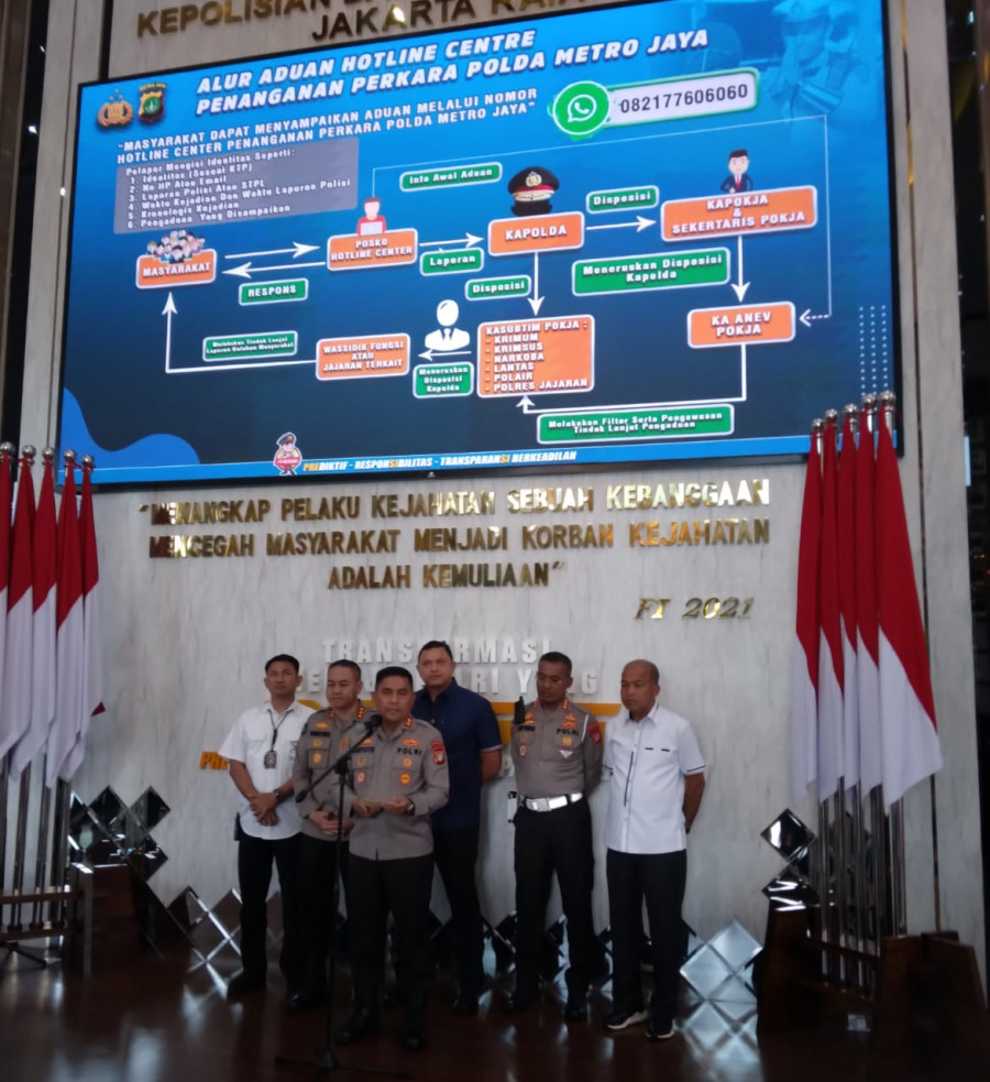 Inilah Nomor Hotline Pengaduan Penanganan Perkara Polda Metro