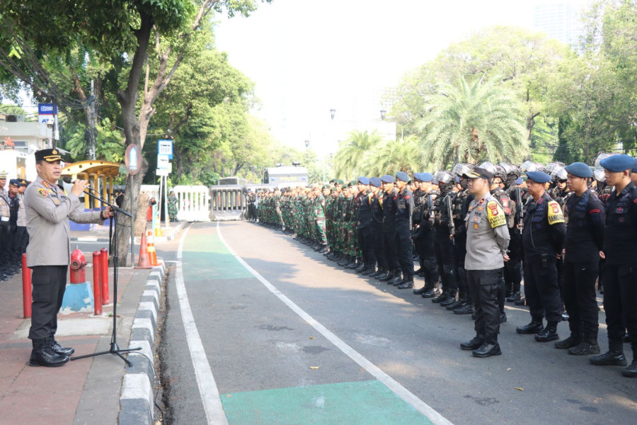 1.318 Personel Polisi Amankan Penetapan Capres-Cawapres