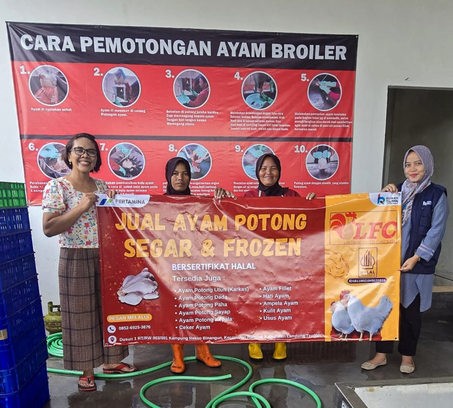 Swasembada Pangan, RPH Unggas Binaan Pertamina Dapat Sertifikat Halal