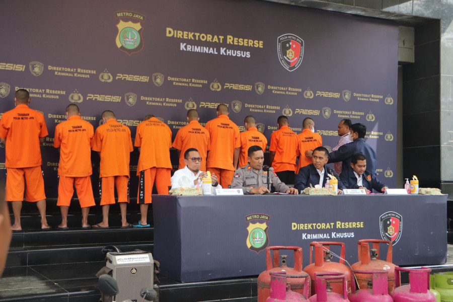 Sindikat Pengoplos Gas Subsidi di Empat Lokasi Digerebek Polisi