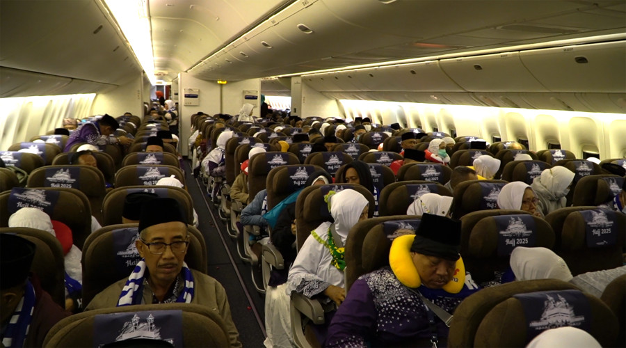 Garuda Melakukan Penerbangan Fase I Keberangkatan Haji Hingga 31 Mei 2025