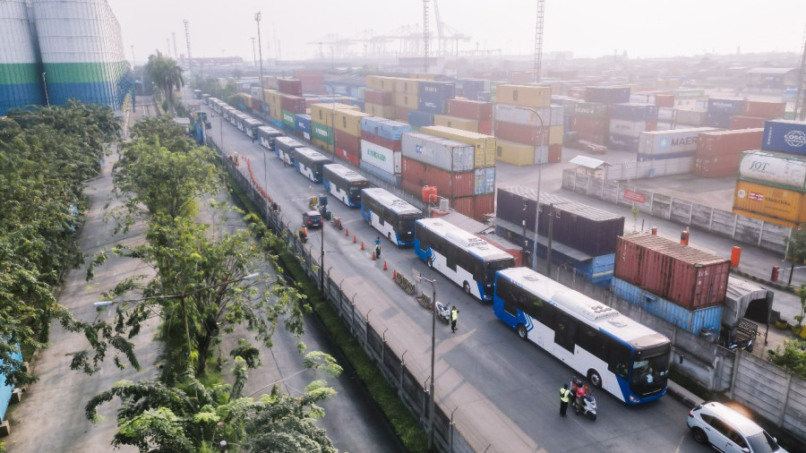 DAMRI Operasikan 70 Unit Bus Listrik di Koridor Trans Jakarta