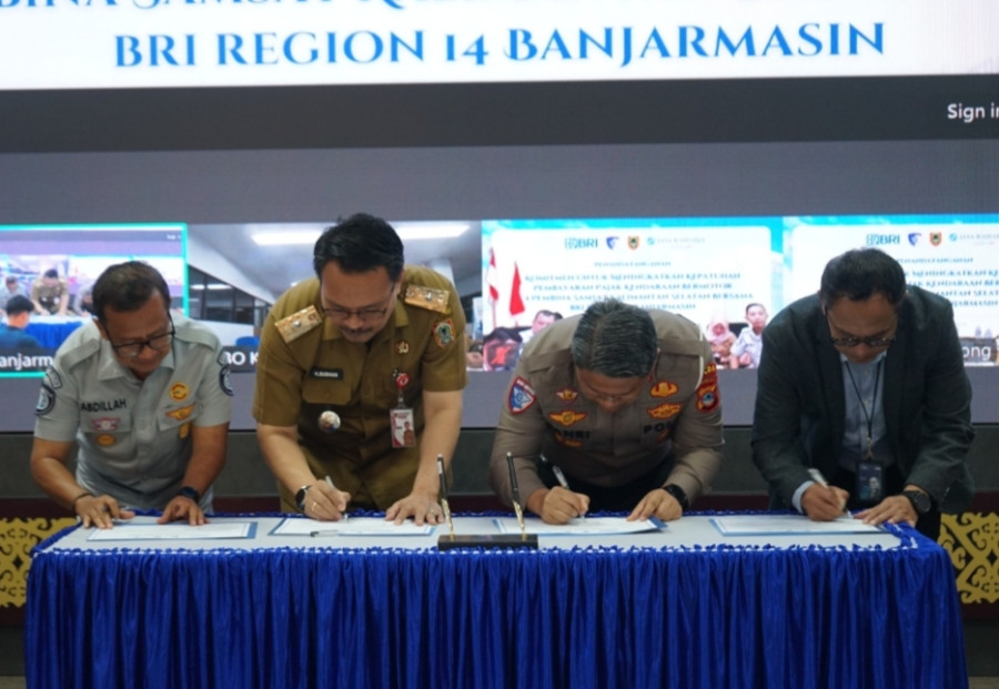 Teken Kesepakatan, Jasa Raharja Kalsel Dorong Pertumbuhan Pajak