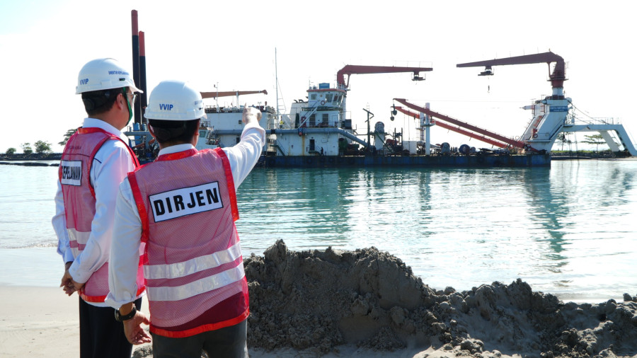 Usai Dikeruk, Menhub Dudy: Pelabuhan Pulau Baai Siap Beroperasi