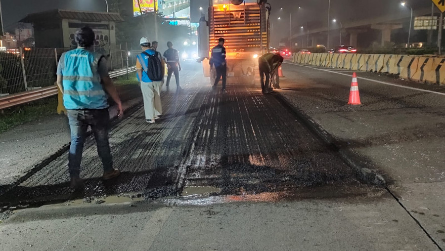 Jalan Tol Jagorawi Kembali Dilakukan Perbaikan di Dua Arah